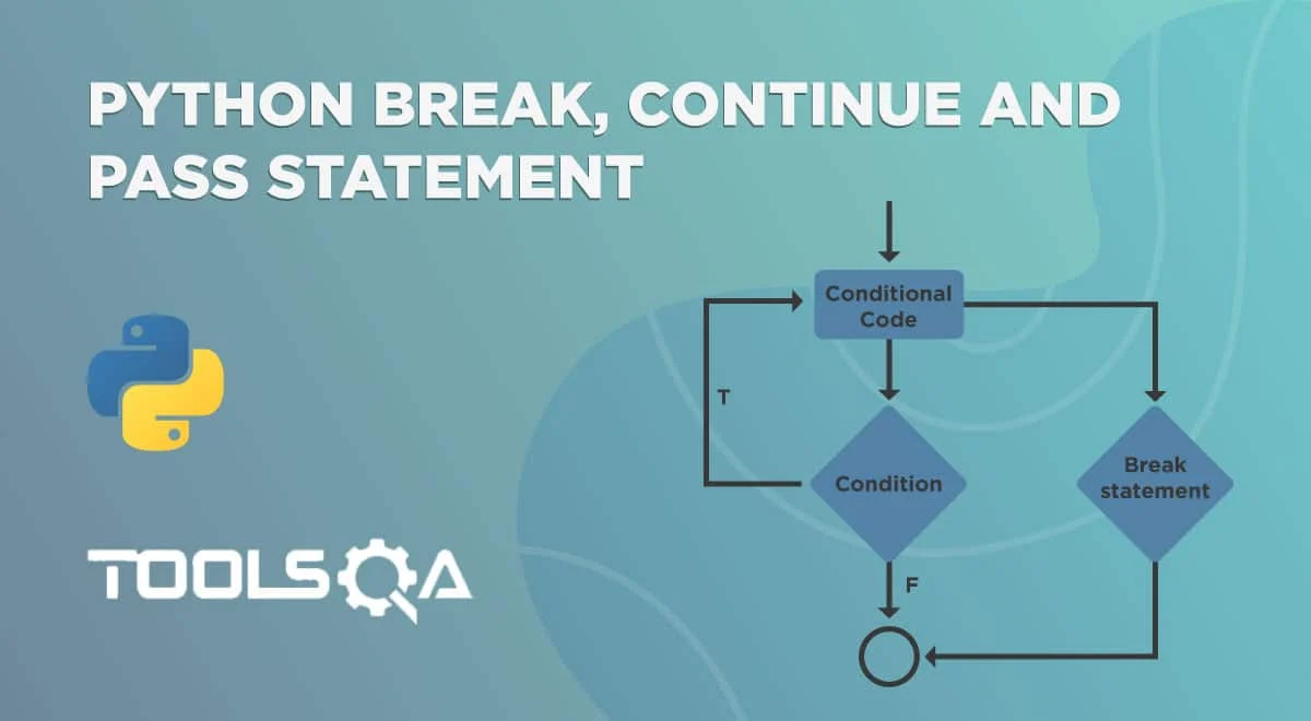 Python Break, Continue and Pass Statements